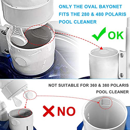 AMI PARTS 3 Pack Pool Cleaner Bags with Zipper