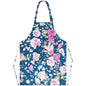 Kids Apron with Pockets, Polyester Floral for Cooking & Gardening, Adjustable Neck, Toddlers, 17.7x23.2 Inches - color: Blue