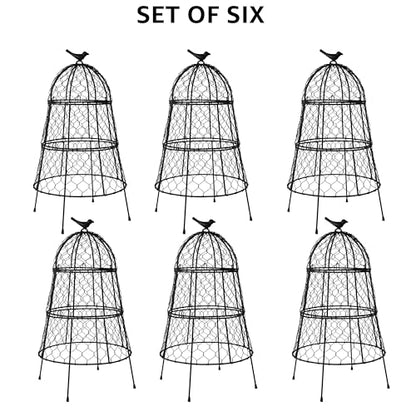 Garden Cloches for Plants, Large Plant Protectors from Animals, Pack 6 - size: Pack of 6