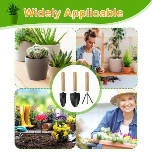Mini Garden Tools for House Plants,Small Trowel,Mini Shovel and Hand Rake