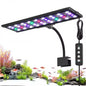 AQQA Clip On Aquarium Light, 24/7 & DIY Mode Full Spectrum Fish Tank Light