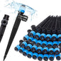 CARPATHEN 1/4" Quick Connect Irrigation Emitters Vortex Sprinker, 30 pcs