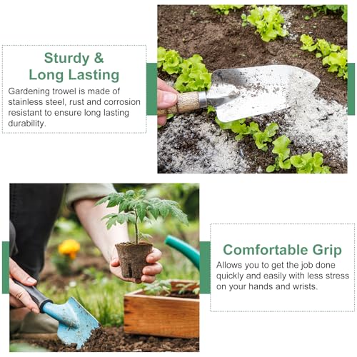 HARFINGTON Garden Hand Shovel 11.81" x 3.54" Digging Trowel Transplanting