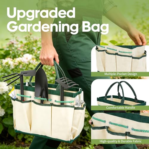 Gardening Tools, 10PCS Garden Hand Tools for Gardening