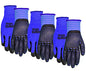 MidWest Gloves & Gear 94BLP03-LX-AZ-6 Max Grip Packs, 3 Pair, Mens Blue, L-XL - size: 6 Piece Assortment