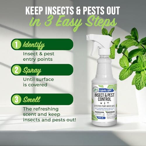 Mighty Mint Peppermint Oil Insect Repellent Spray, 16 oz - size: 16 Fl Oz (Pack of 1)
