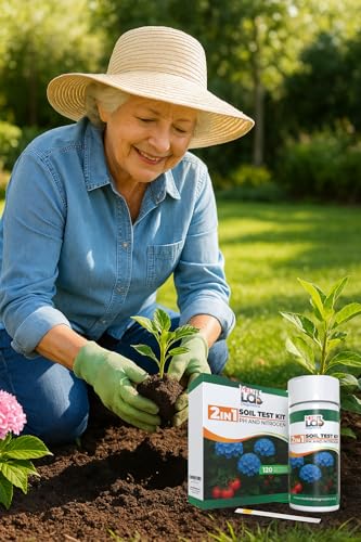 Med Lab Soil Test Kit, 2-in-1 Soil Nitrogen & PH Test Strips