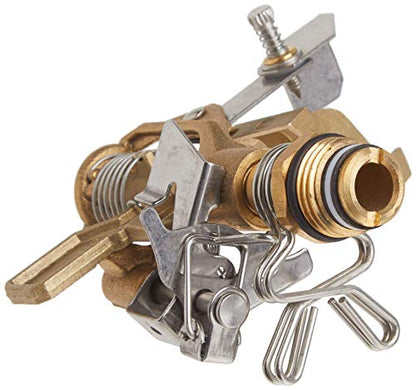 6-Pack Orbit 1/2" BRS Sprinkler Head, Connection, Silver and Gold - size: 6-Pack 1/2" Connection