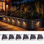6 Pack Magnetic Solar Lights for Raised Garden Beds