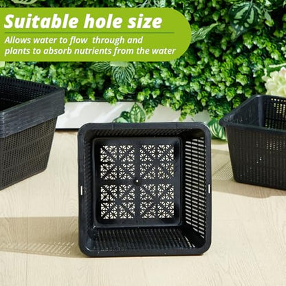 8 Pcs Aquatic Plant Baskets for Hydroponics Water Plant Pots