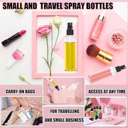 100Pack 1oz Spray Bottles 30ml Small Spray Bottle Bulk Fine Mist Sprayer - color: Clear, size: 1oz-100PCS