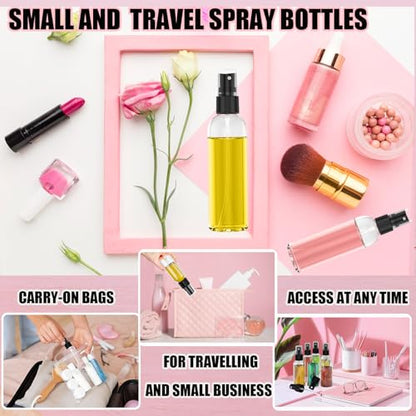 100Pack 1oz Spray Bottles 30ml Small Spray Bottle Bulk Fine Mist Sprayer - color: Clear, size: 1oz-100PCS
