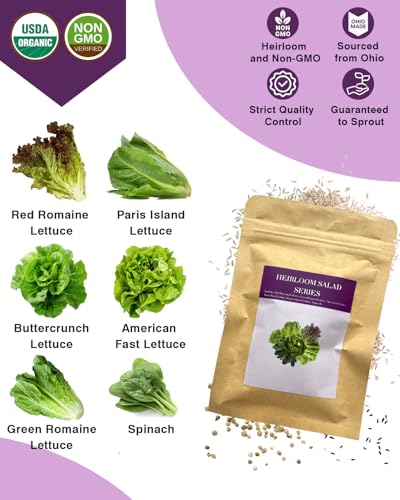 Salad Greens Seed Pod Kit for Hydroponic System– 12 Pods - color: Salad, size: 12-pod
