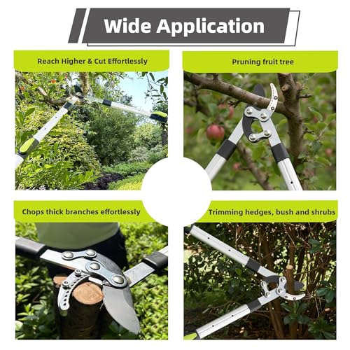 YRTSH Loppers for Tree Trimming Heavy Duty, Extendable 28-41" Branch Cutter - style: Loppes Sharp Blade