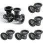 2.75inch Garden Plastic Slotted Mesh Net Cups Pots, Round Net Cups Pots Plant Net Pot Bucket Basket for Hydroponics (25 pcs) - color: 25pcs, size: 2.75 Inch