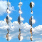 3 * 3 Bird Deterrents for Outside, Double-Sided Bird Reflectors