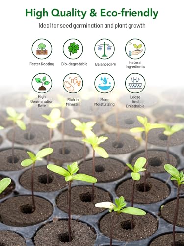 Growell 120 Pcs Grow Sponges with 120 Pcs Pod Labels, Hydroponic Pods Kit - size: 240 Pack
