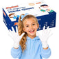 Kids Disposable Gloves, 5-Mil Safe White Nitrile, XS, 100Ct - color: White of 100pcs, size: X-Small