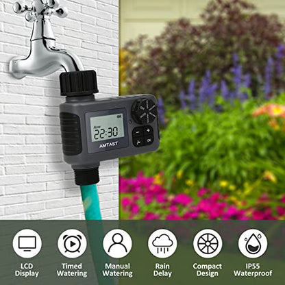 Sprinkler Timer Programmable Garden Hose Faucet Timer for Yard
