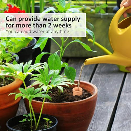 3pcs Terracotta Plant Watering Globes 3.5 * 10inch Terracotta Watering Pots Self Watering Planter 900ml for Indoor Outdoor Plants Clay Plant Watering Globes Planter Insert Watering Pots - style: Ｇ