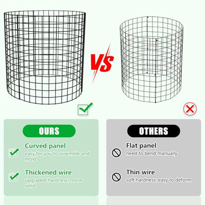 5 Pack Plant Protectors from Animals, 17x14" Plant Cages for Outdoor Plants - size: 5 PACK-17x14inch
