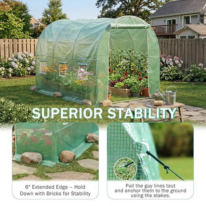 Aoodor 10'X7'X7' Greenhouse Replacement Cover - size: 10'X7'X7'