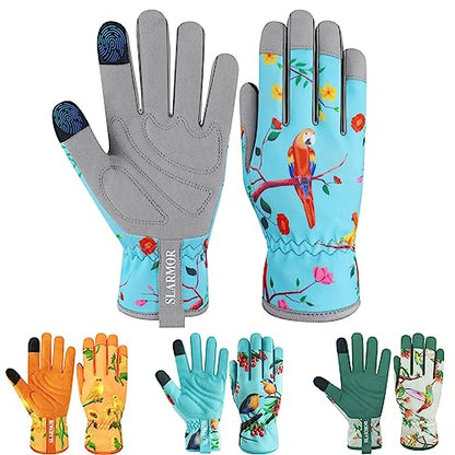 Gardening Gloves for Women, Garden glove, Garden Gifts for Gardener - size: Small, style: D-parrot