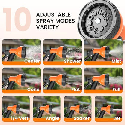 Retractable Garden Hose Reel, 1/2 in x 100 ft Wall Mounted Hose Reel - size: 100 FT