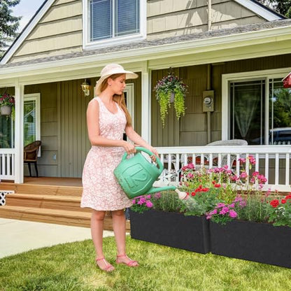 3 Pack Fabric Raised Garden Bed, 22 Gallon 3x1x1 FT Garden Growing Bag