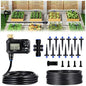HIRALIY 50FT Automatic Drip Irrigation Kit with Timer - size: 50FT