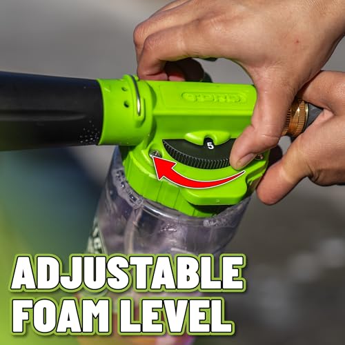 Chemical Guys, TORQ Foam Blaster 6 Cannon, Garden Hose Attachment for Cars - size: FOAM BLASTER ONLY