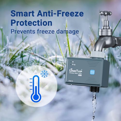LinkTap G1S Wireless Garden Watering Timer & Gateway, 2-Year Battery Life - size: G1S timer+gateway