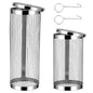 2 Pack Garden Worm Compost Bin,Stainless Steel Underground Worm Farm