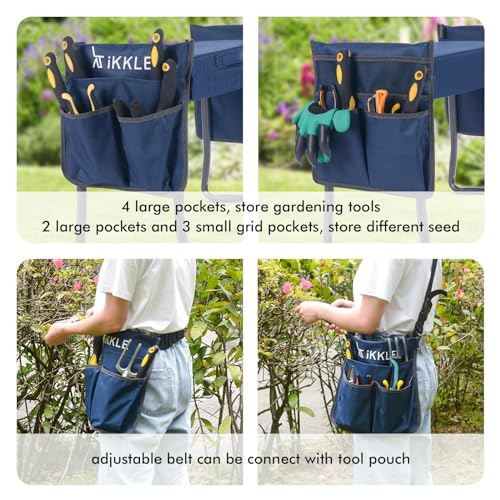 ikkle Garden Kneeler and Seat Heavy Duty, 330lbs/150kg Support