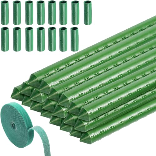 Garden Stakes 16" 20pcs, Plant Stakes for Indoor Outdoor Plants
