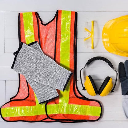 ANCIRS Cut Resistant Sleeves for Arm Protection, Gardening Sleeves, Dog Bite Safety Arm Sleeves - color: Grey