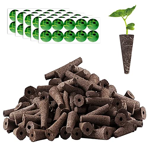 Haligo 150pcs Seed Pod Kit for Hydroponics, Grow Anything Kit with 100pcs Grow Sponges, 50pcs Pods Labels, Hydroponics Pods Replacement Compatible with Hydroponics Growing System from All Brands - size: 150pack