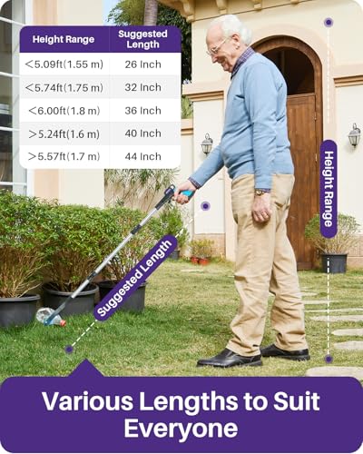 KEKOY Grabber Reacher Tool Heavy Duty, 40 Inch Foldable Grabber for Seniors - size: 40 Inch of 1 Pack