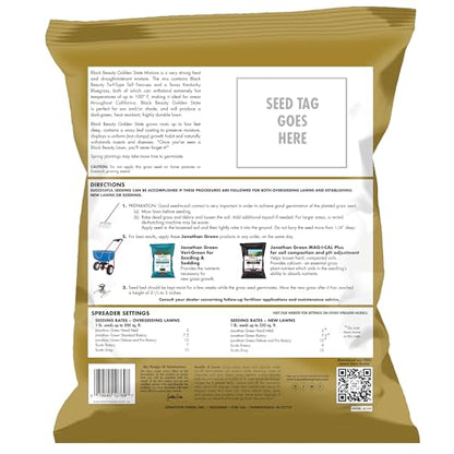 Jonathan Green Black Beauty Golden State California Grass Seed - 1 lb - size: 1 lb