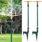 2 Pack 3-Arm Garden Sprinkler, 360 Degree Rotation Garden Water Sprinklers, High-Rise Lawn Sprinkler, Lawn Watering Irrigation System