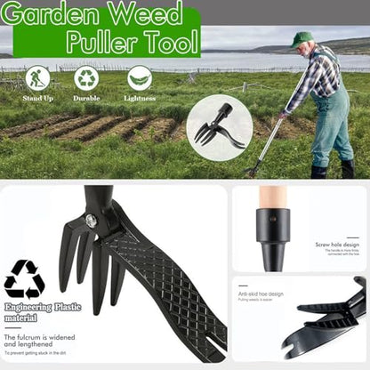 Gardening Tools,Weeding Tool,Garden Hand Tools,Garden/Crack/Patio/Potted Plant Weed Puller Tool,Stand Up Weed Puller Tool(4PCS) - style: 4pcs