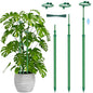 Telescoping Plant Stakes, 3Pcs 17.9IN to 42.3IN Adjustable Monstera Support - size: 42.3Inches 3Pack