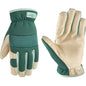Wells Lamont Women's Work Gloves, Water-Resistant HydraHyde Gardening Gloves, Green, Medium (3249M) - size: Medium