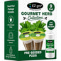 EZ-GRO Gourmet Herb Seeds Pod Kit (9) Compatible with Aerogarden Pods - size: 9 Pod