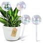 Soilagua Large Rainbow Plant Watering Globes, Extra-Thick Glass, 4 Pack - size: Large – 4 Pack
