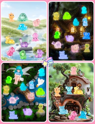 200Pcs Mini Glow in The Dark Resin Animal Blind Bags - style: BlindBags200Pcs