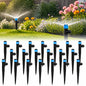 Vatony 20PCS Plant Self Watering Insert Spikes Device, Automatic Water Control System with Adjustable Drip Irrigation, Plastic, Special Feature: Automatic Watering (Blue) - color: Blue