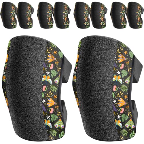 5 Pack Garden Knee Pads for Women, Foam Padding Work Kneepads, Butterfly - color: Butterfly