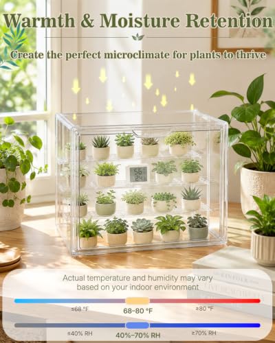 Pawfly Mini Greenhouse Indoor Greenhouse Clear Portable Small Greenhouse