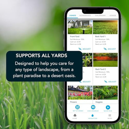 Rachio 3: Smart Sprinkler Controller, 16-Zone (Simple Auto Scheduling + Local Weather Intelligence. Save Water w/ Rain, Freeze & Wind Skip), Fast & Easy Install - size: 16 Zone (3rd Generation)